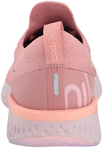 Nike Wmns Epic React Flyknit, Zapatillas de Entrenamiento Mujer, Rosa (Rust Pink/Pink Tint/Tropical P 602), 42 EU