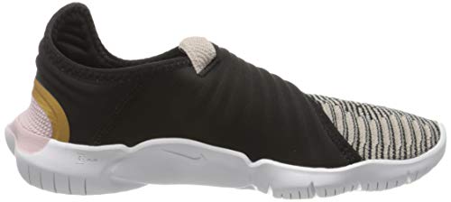 Nike Wmns Free RN Flyknit 3.0, Zapatillas para Correr Mujer, Black Mtlc Gold Plum Chalk, 40 EU