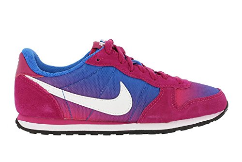 Nike Wmns Genicco Print - Zapatillas para Mujer, Color Fucsia/Azul/Blanco, Talla 39