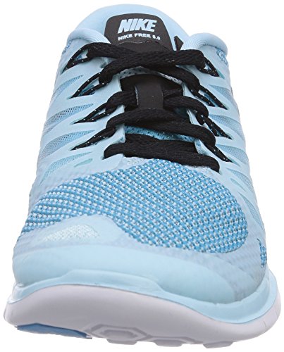 Nike Wmns Nike Free 5.0 - Zapatillas para correr para mujer, Azul - Blau (Ice Cube Blue/Black-Clearwater 402), 38