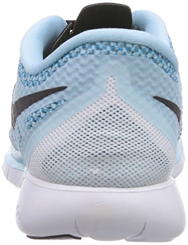Nike Wmns Nike Free 5.0 - Zapatillas para correr para mujer, Azul - Blau (Ice Cube Blue/Black-Clearwater 402), 38
