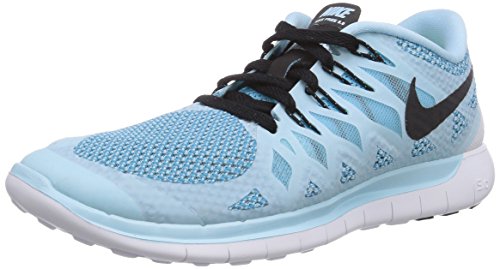 Nike Wmns Nike Free 5.0 - Zapatillas para correr para mujer, Azul - Blau (Ice Cube Blue/Black-Clearwater 402), 38