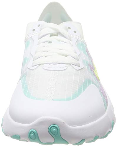 Nike Wmns Renew Lucent, Zapatillas de Running Mujer, Blanco (White/Luminous Green/Aurora Green/Hyper Violet 100), 38.5 EU