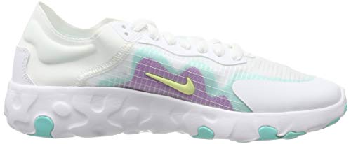 Nike Wmns Renew Lucent, Zapatillas de Running Mujer, Blanco (White/Luminous Green/Aurora Green/Hyper Violet 100), 38.5 EU