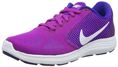 Nike Wmns Revolution 3, Zapatillas de Running Mujer, Morado (Hypr Violet/White-Cncrd-GMM Bl), 38