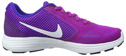 Nike Wmns Revolution 3, Zapatillas de Running Mujer, Morado (Hypr Violet/White-Cncrd-GMM Bl), 38