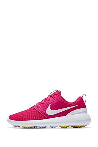 Nike Wmns Roshe G, Zapatillas de Golf Mujer, Multicolor (Rush Pink/White/Dynamic Yellow 601), 38 EU