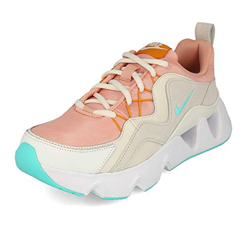 Nike Wmns RYZ 365, Zapatillas de Atletismo Mujer, Multicolor (Coral Stardust/Aurora Green/Phantom 600), 39 EU