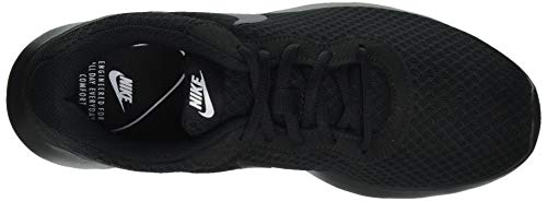 Nike Wmns Tanjun, Zapatillas de Deporte Mujer, Negro (Black/Black-White), 38.5 EU