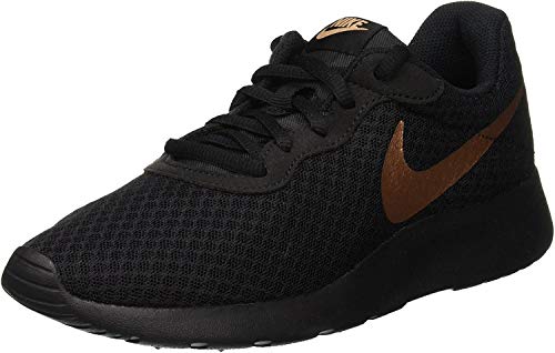 Nike Wmns Tanjun, Zapatillas para Correr Mujer, Negro (Black/Metallic Red Bronze), 36 EU