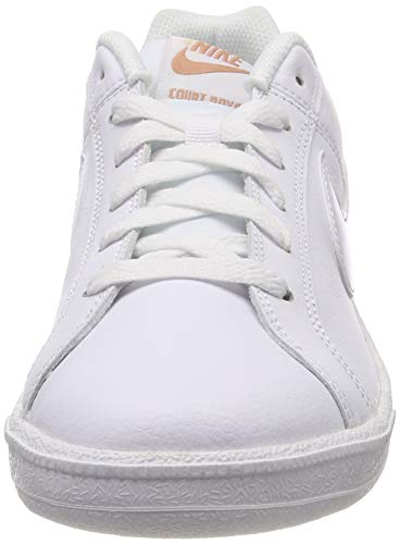 Nike Women's Court Royale Shoe, Zapatillas de Gimnasia Mujer, Multicolor (White/White/Rose Gold 116), 36 EU