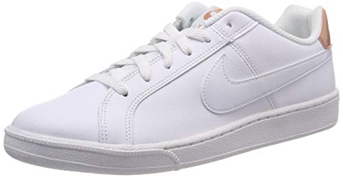 Nike Women's Court Royale Shoe, Zapatillas de Gimnasia Mujer, Multicolor (White/White/Rose Gold 116), 36 EU