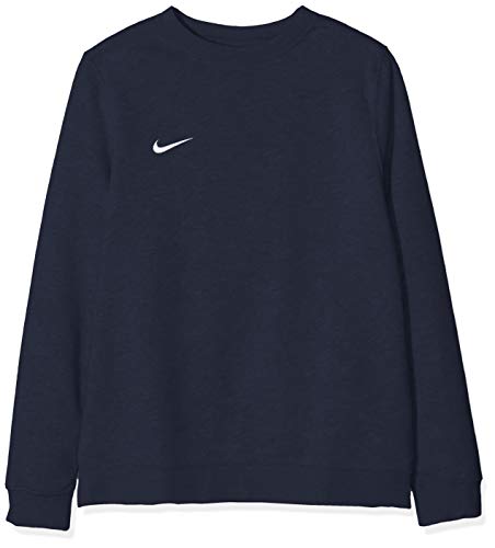 NIKE Y CRW FLC TM Club19 Sudadera, Niños, Obsidian/White, S