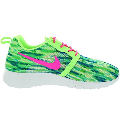 Nike Zapatillas Jr Rosherun Flight Weight GS Verde/Fucsia EU 38.5 (US 6Y)