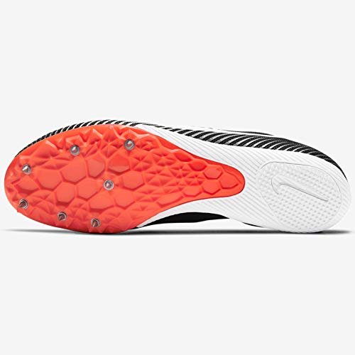 Nike Zoom Rival M 9 Track Spike, Zapato de Atletismo Hombre, Black/White-Iron Grey-Hyper Crimson, 37.5 EU