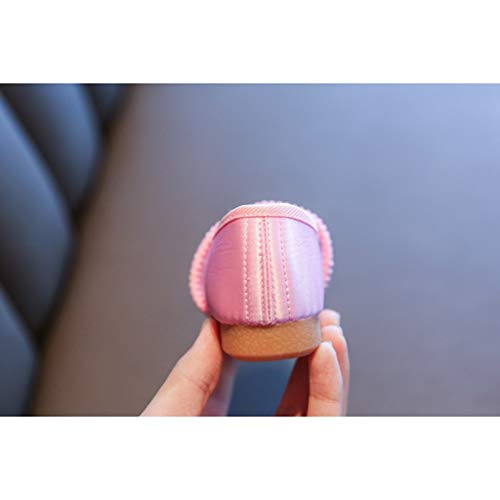 Niña Arte Zapatos Bordados, Vistoso paño Manual Mary Jane Shoes, Actuación Baile Cheongsam Hanfu Tai Chi Zapatillas (Color : Pink, Size : EUR 32)