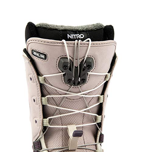 Nitro Snowboards Crown TLS Botas de Snowboard, Mujeres, Rose-Purple, 270