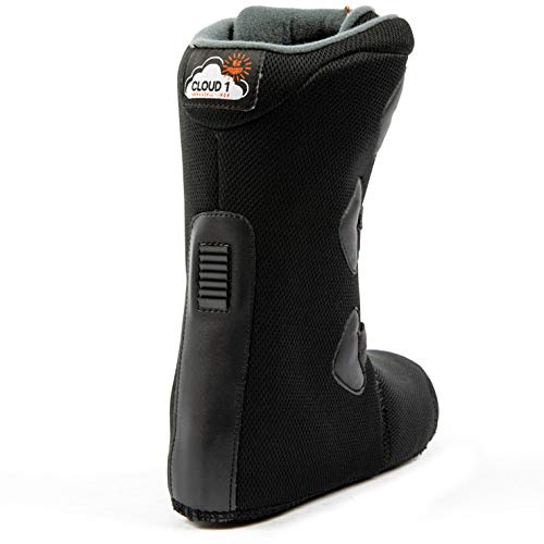 Nitro Snowboards Flora TLS Botas de Snowboard, Mujeres, Charcoal-Wht-Rose, 265