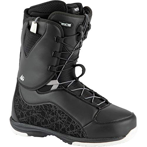 Nitro Snowboards Futura TLS Botas de Snowboard, Mujeres, Black-White, 275
