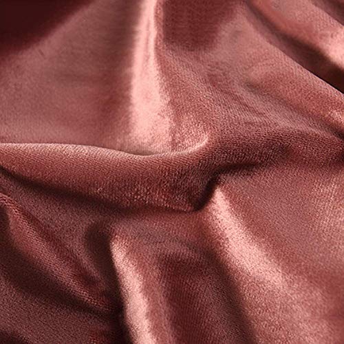 NMDCDH Taburete Asiento Reposapiés Otomano, Banco de Zapatos Taburete Puf Taburete Puf Banco de Madera Terciopelo tapizado Reposapiés Taburete-Rosa 40x33x33cm (16x13x13inch)