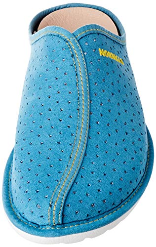 Nordikas Tex, Pantuflas Mujer, Turquesa, 36 EU