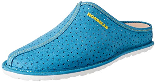 Nordikas Tex, Pantuflas Mujer, Turquesa, 36 EU