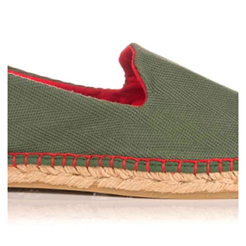 NORTEÑAS 16-570 Alpargatas DE Yute para Hombre - Lona para: Hombre Color: Kaki Talla: 40