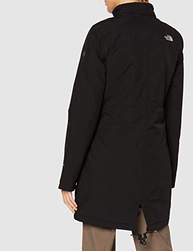 North Face Zaneck Parka - Chaqueta para Mujer, Negro (TNF Black/Vintage White), XS