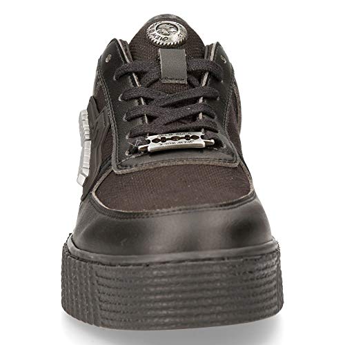 Nueva Colección Trap Zapato Unisex New Rock Original Negro M.TRAP001-V4 (Numeric_38)