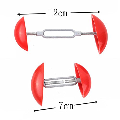 OFKPO 1 Par Ensanchador del Zapato, Ajustable Ancho Camillas, Rojo