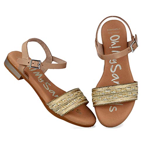 OH! MY SANDALS 4817 Sandalias Mujer - Cuero para: Mujer Color: Taupe Talla: 41