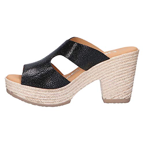 Oh My Sandals Sandalias 4707-cr2 Cristal Negro 40 para Mujer