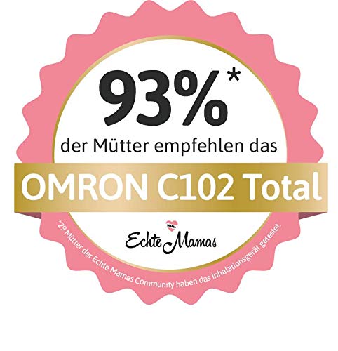 Omron Nebulizador C102 con lavado nasal 2 en 1, dispositivo de uso doméstico para el tratamiento de enfermedades respiratorias como el asma, para síntomas de tos y resfriados en niños y adultos