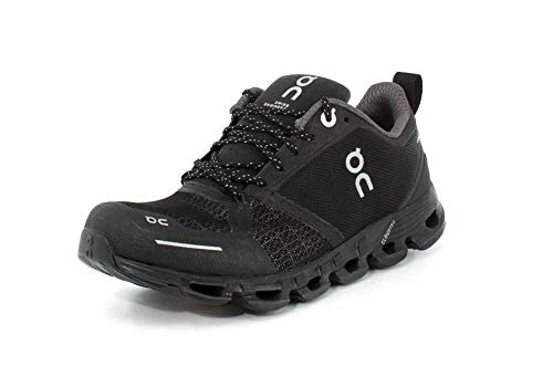 On-Running Cloudflyer - Tenis de correr impermeables para hombre, color negro, negro (Negro Lunar), 37.5 EU