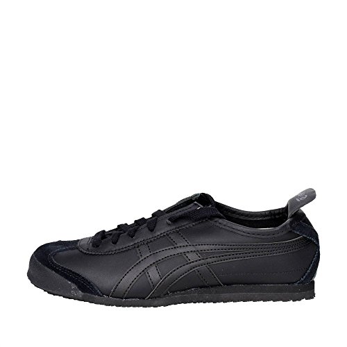 Onitsuka Tiger Mexico 66, Zapatillas de Entrenamiento Unisex Adulto, Negro (Black/Black), 43.5 EU