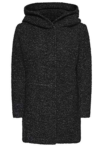 ONLY Onlsedona Boucle Wool Coat Otw Noos Abrigo, Negro (Black Detail:Melange), M para Mujer