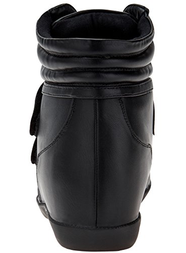 oodji Ultra Mujer Zapatillas Sneakers, Negro, 40 EU / 6.5 UK