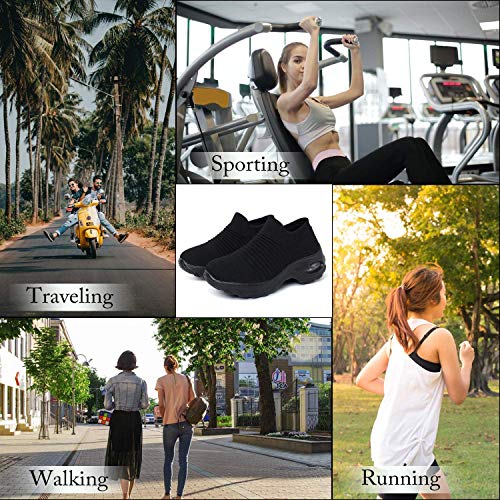 OUSIMEN Calzado Deportivo para Mujer Calzado Deportivo Calzado Deportivo para Aire Cojín de Aire Calzado Deportivo para Fitness Calzado Deportivo para Calle al Aire Libre Deportes-Muchos Colores