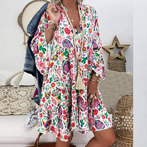 OverDose mujer De La Vendimia Bodycon Plaid Sin Mangas De La Sociedad De La Cremallera del Dobladillo Irregular Vestido De Fiesta De Noche Camisa A Cuadros Falda (M, Rojo)