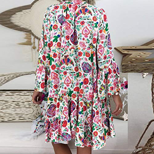 OverDose mujer De La Vendimia Bodycon Plaid Sin Mangas De La Sociedad De La Cremallera del Dobladillo Irregular Vestido De Fiesta De Noche Camisa A Cuadros Falda (M, Rojo)