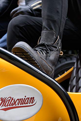 Oxford Botas de Moto Magdalen para Mujer, Impermeables, de Piel, Color marrón, EU 40