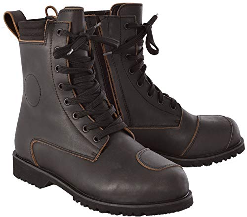 Oxford Botas de Moto Magdalen para Mujer, Impermeables, de Piel, Color marrón, EU 40