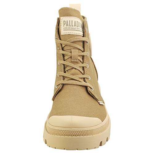 Palladium Pallabase Twill, Botas Cortas al Tobillo Mujer, Butternut, 43 EU