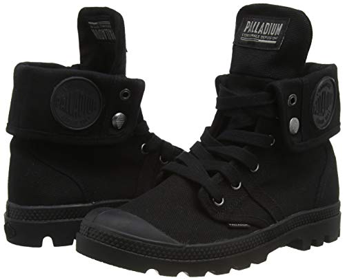 Palladium Pallabrouse Baggy, Zapatillas Altas Mujer, Negro (Black/Black 466), 39 EU
