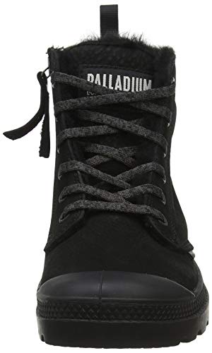 Palladium Pampa Hi Zip WL, Botas Slouch para Mujer, Negro (Black/Black 466), 39 EU