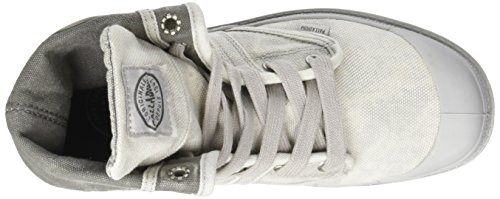 Palladium Us Baggy W F, Zapatillas Altas Mujer, Gris (Vapor/ Metal), 37.5 EU