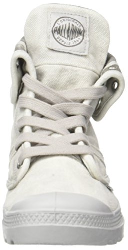 Palladium Us Baggy W F, Zapatillas Altas Mujer, Gris (Vapor/ Metal), 37.5 EU
