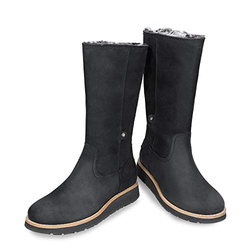 PANAMA JACK Botas de Mujer Columbia B1 Nobuck Negro/Black 37 EU