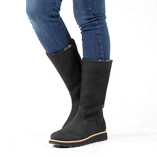 PANAMA JACK Botas de Mujer Columbia B1 Nobuck Negro/Black 37 EU