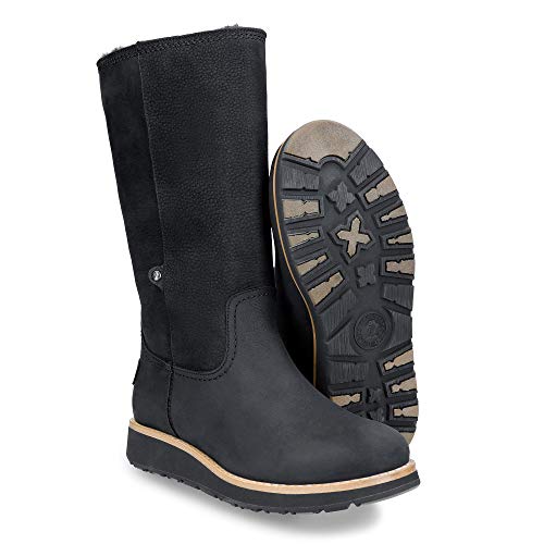 PANAMA JACK Botas de Mujer Columbia B1 Nobuck Negro/Black 37 EU